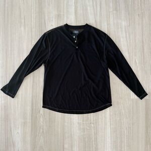 Cosi Concepts Long Sleeve Black and Camo Top Medium